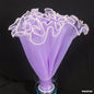 Gift To Love | Wrapping Paper Net Wrinkled With White Ball Chain | Color : Purple | Code : MG2513A