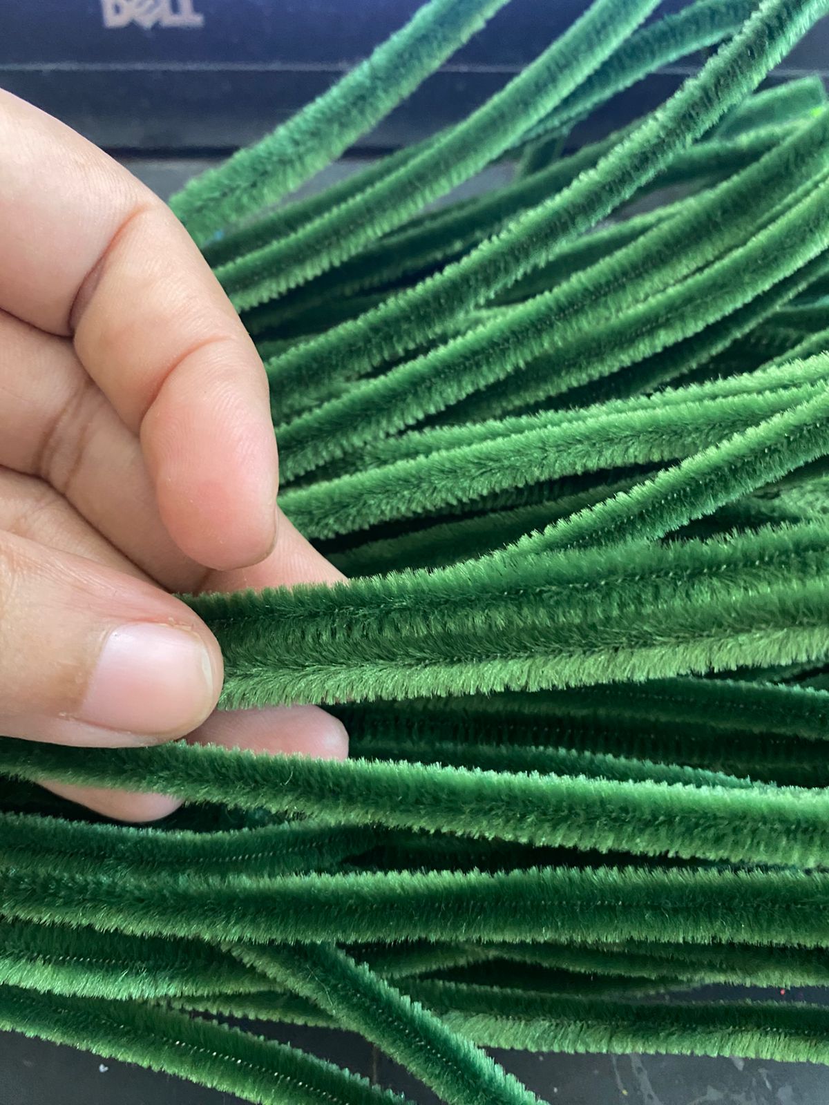 Pipe Cleaner Plain 100 Pcs in 1 Pkt (Pine Green)