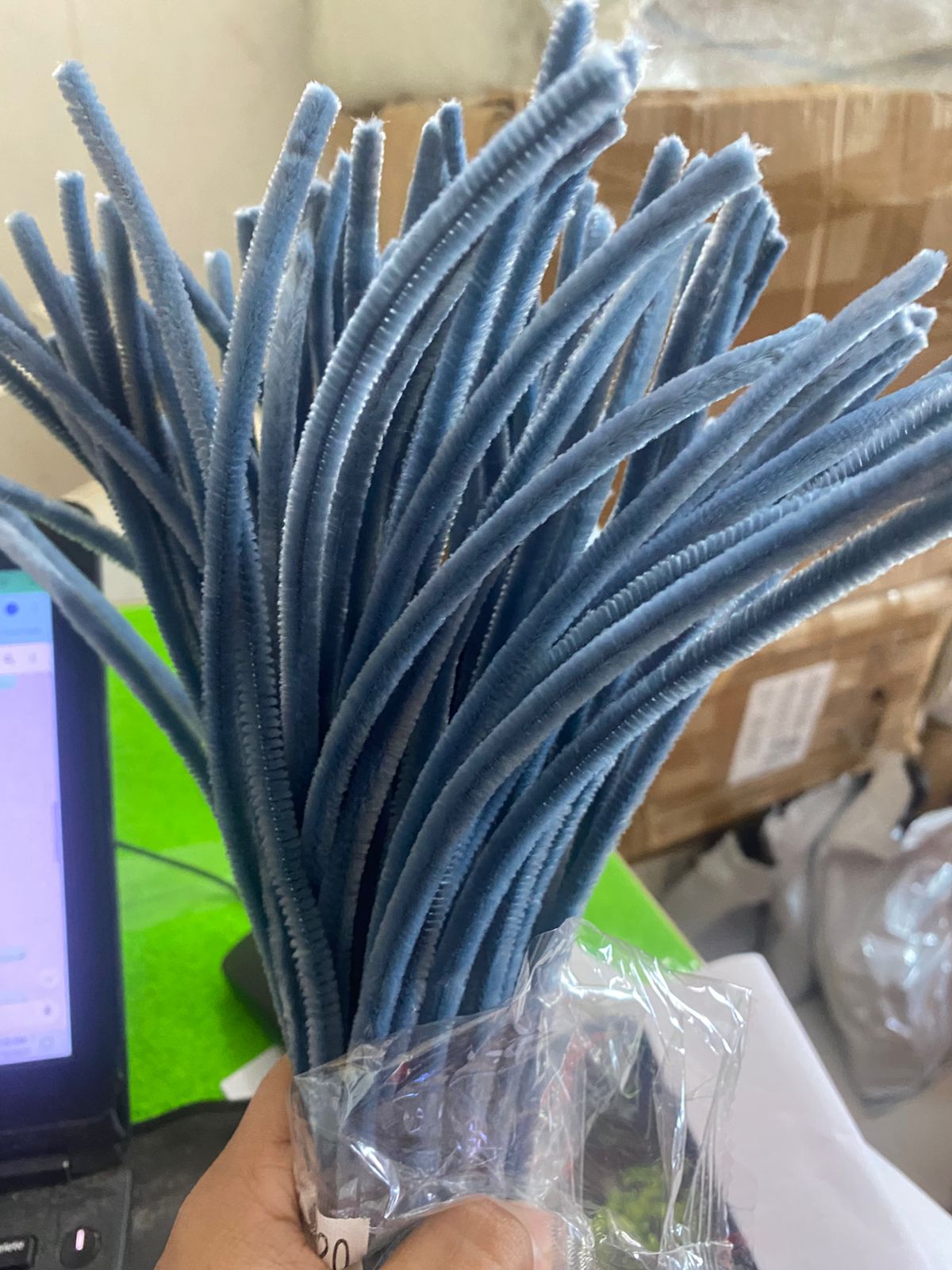 Pipe Cleaner Plain 100Pc D Grey (MG3820)