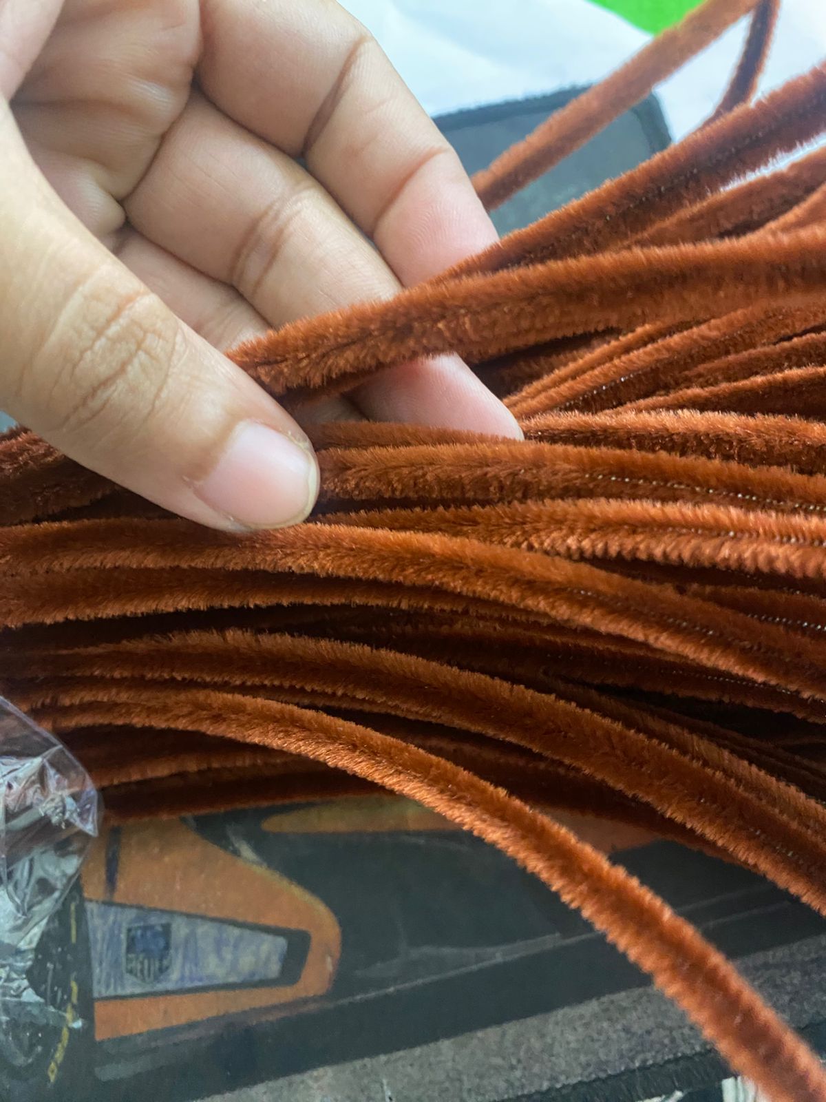 Pipe Cleaner Plain 100Pc D Brown (MG3822)