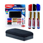 Gift To Love | White Board Duster Whith Marker 3+1 | Code : X-828-3