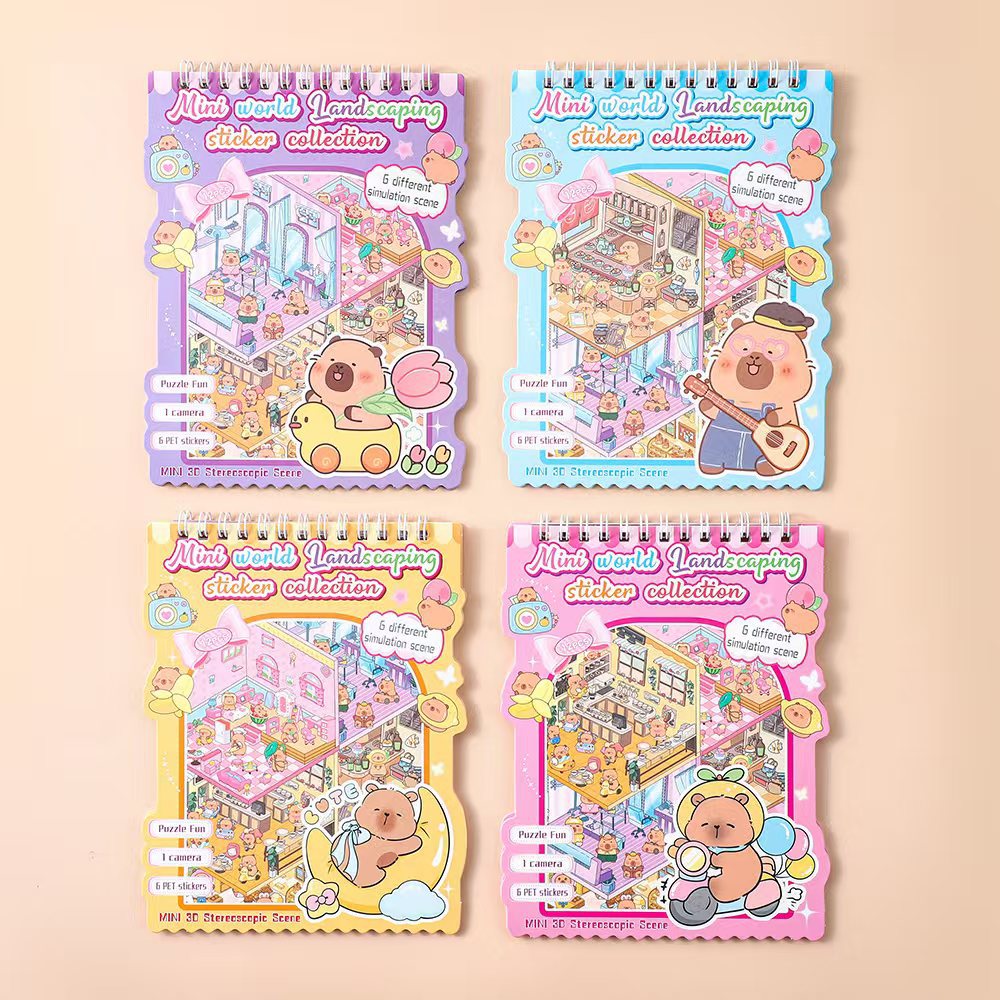 Gift To Love | Mini World Landscaping Sticker Collection Book Kit | Code : XAT