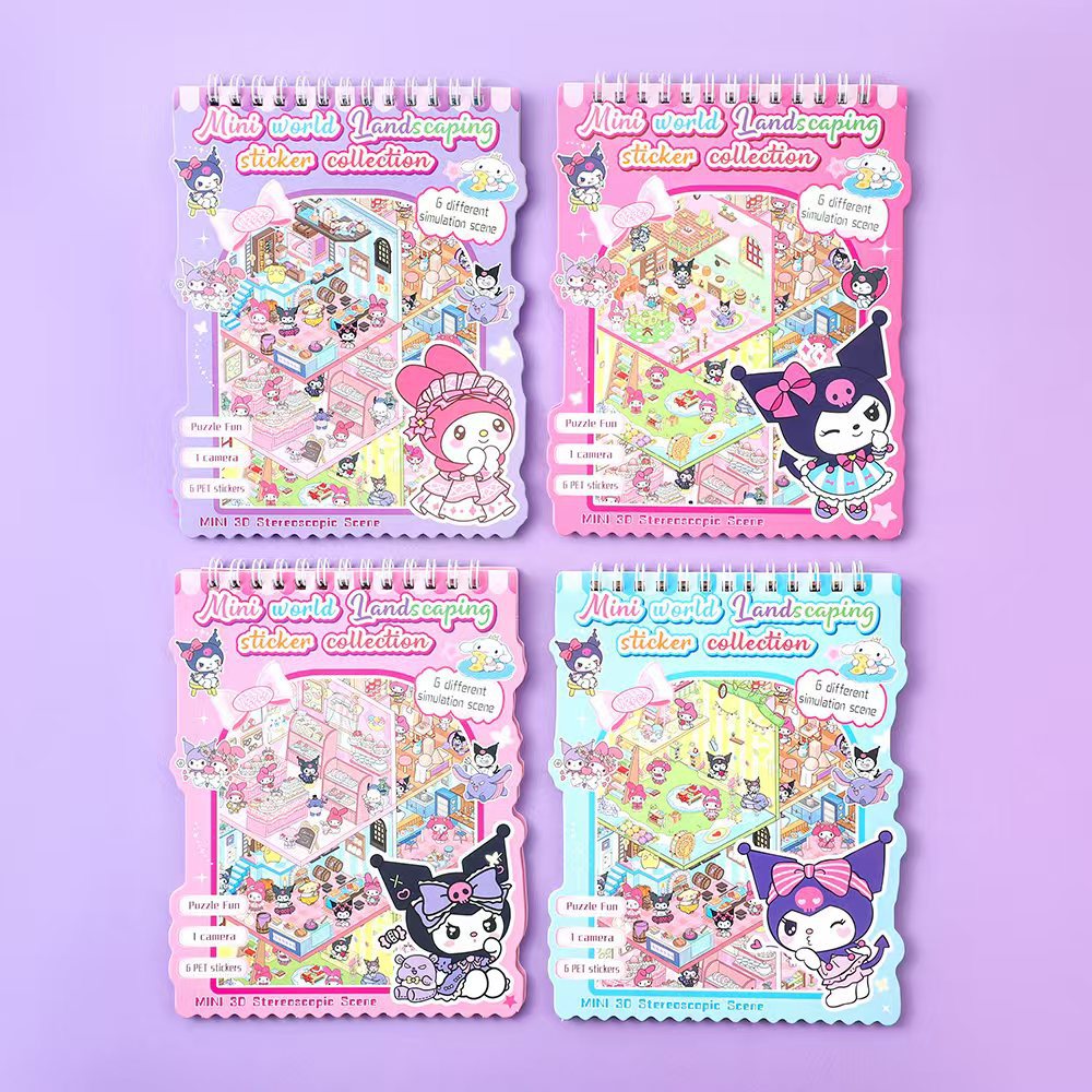 Gift To Love | Mini World Landscaping Sticker Collection Book Kit | Code : XAT