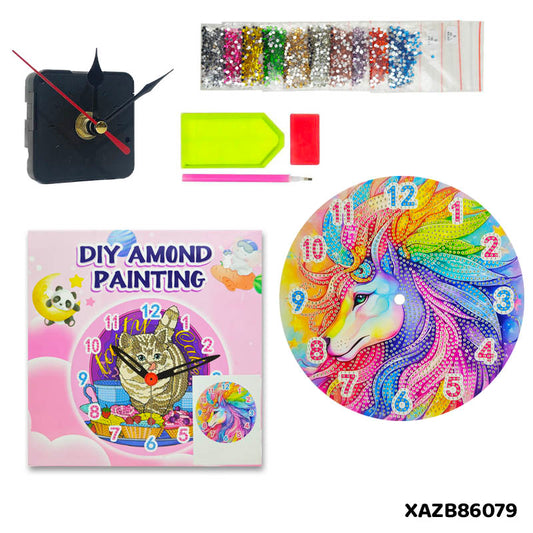 Gift To Love | Diy Diamond Clock Painting Kit | Size : 20 X 20 Cm | Code : XAZB86079