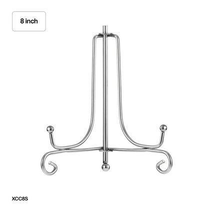 Gift To Love | Frame Holder Display Stand Iron | Color : Silver | Size : 8 Inch | Code : XCC8S