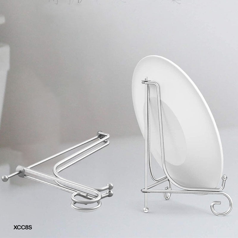 Gift To Love | Frame Holder Display Stand Iron | Color : Silver | Size : 8 Inch | Code : XCC8S