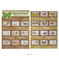 Gift To Love | Butterfly Showroom Retro Stamp Sticker | Pcs : 2 Sheet | Code : XCF910