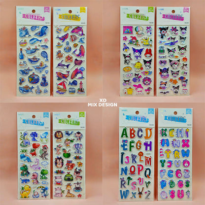 Gift To Love | Funny Cartoon, Numbers And Alphabet Print Sticker | Code : XD