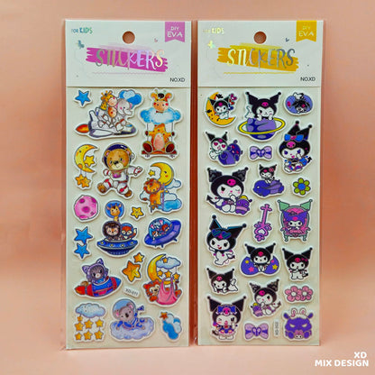 Gift To Love | Funny Cartoon, Numbers And Alphabet Print Sticker | Code : XD