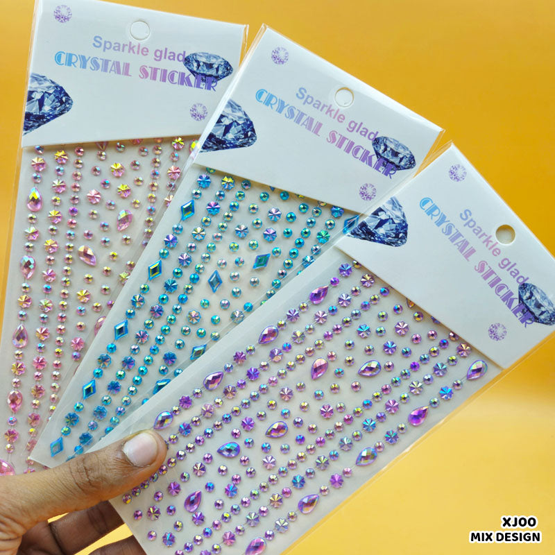 Colorful Diamond Shape Sticker