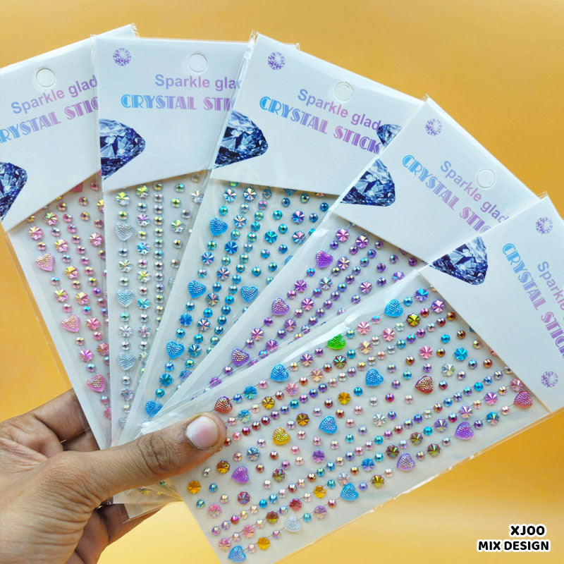 Gift To Love | Colorful Diamond Shape Sticker | Code : XJ00