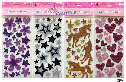 Gift To Love | Glitter Foam Designer Sticker | Code : XPV
