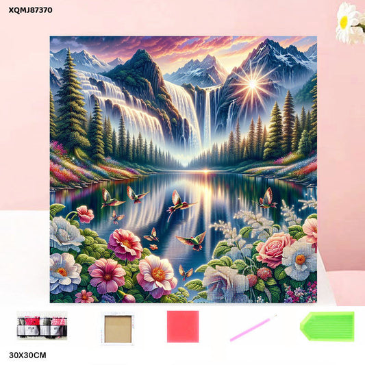 Gift To Love | Diamond Painting DIY Kit | Size : 30 X 30 Cm | Code : XQMJ87370