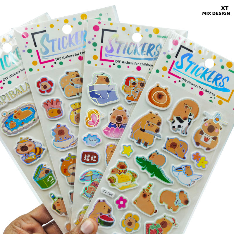 Gift To Love | Colorful Cute Diy Cartoons, Animals & More Sticker For Children | Code : XT