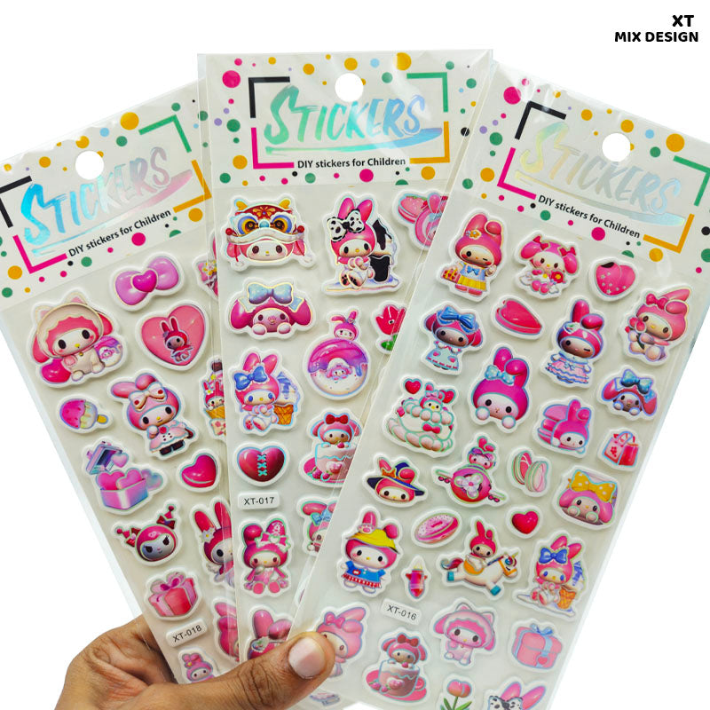 Gift To Love | Colorful Cute Diy Cartoons, Animals & More Sticker For Children | Code : XT