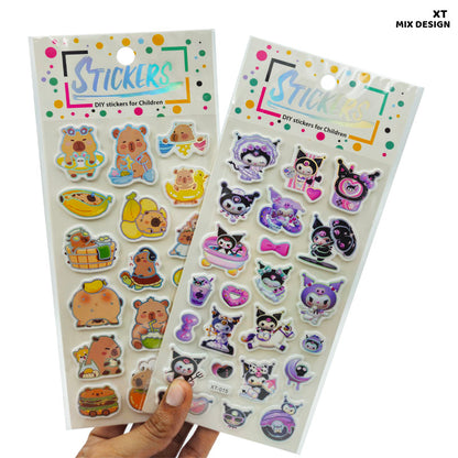 Gift To Love | Colorful Cute Diy Cartoons, Animals & More Sticker For Children | Code : XT