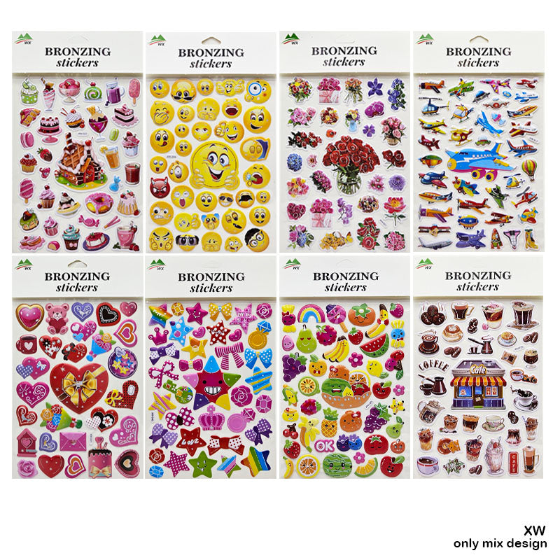 Gift To Love | Bronzing Kids Stickers | Code : XW