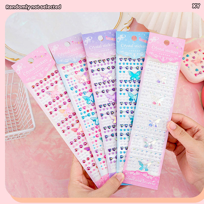 Pearl Sticker Butterfly design
