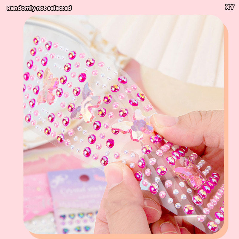 Pearl Sticker Butterfly design