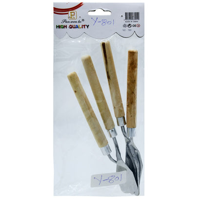 Gift To Love | Painting Knife Wooden Handle | Pcs : Set Of 4 Pcs | Code : Y-801