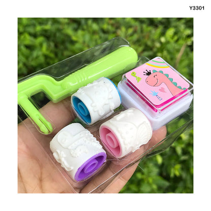Gift To Love | Rolling Stamp Kit | Pcs : 3 Design | Code : Y3301