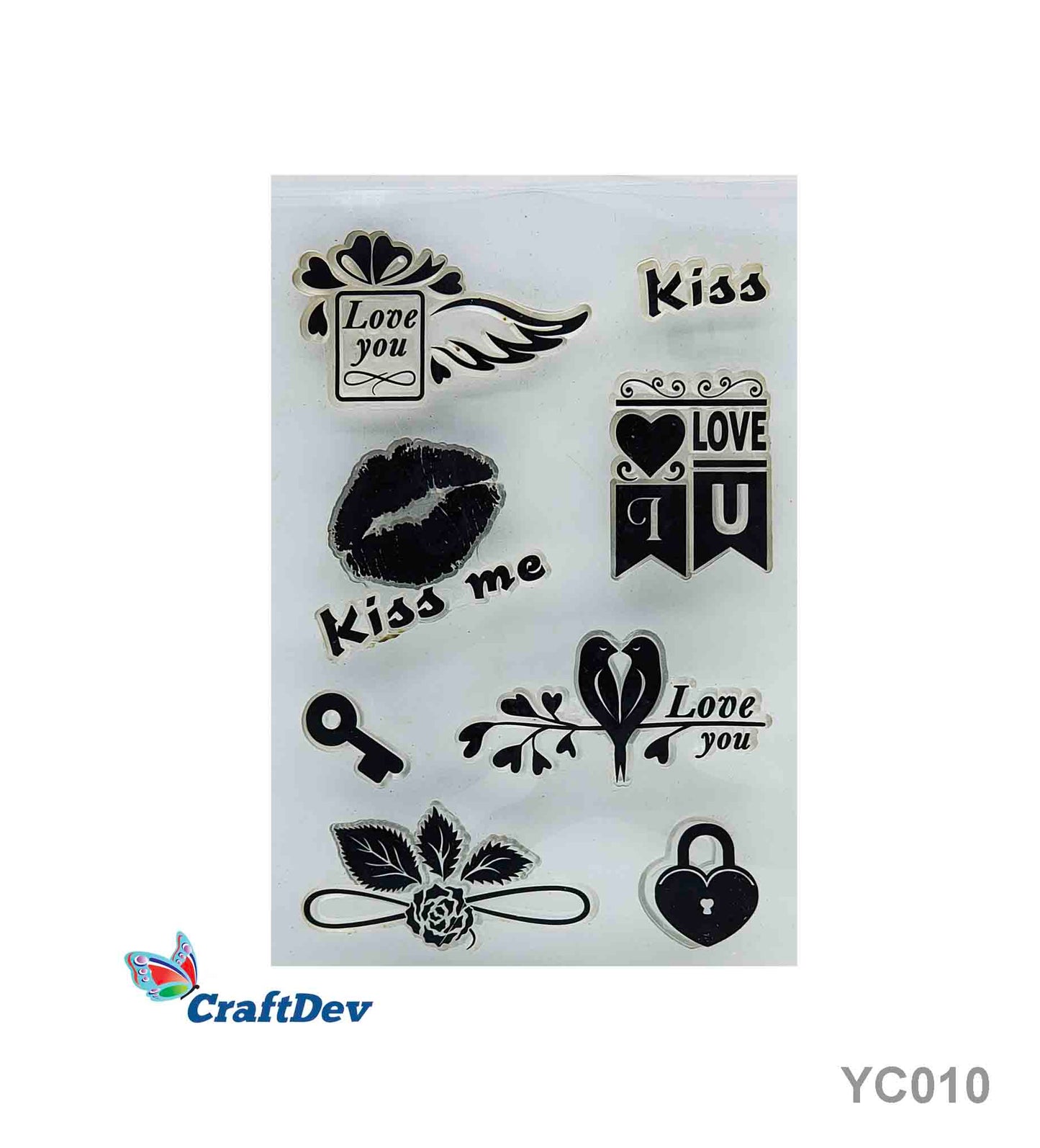 Gift To Love | Clear Stamp | Size : Small | Code : YC010
