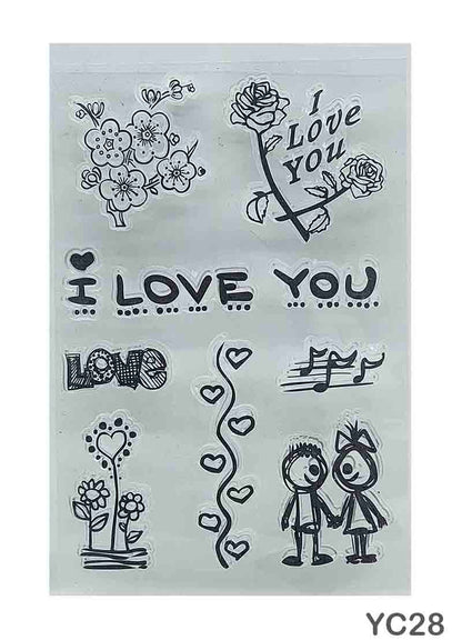 Gift To Love | Clear Stamp | Size : Small | Code : YC28