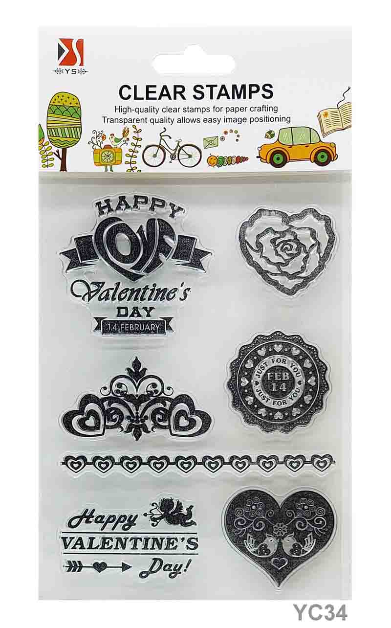 CLEAR STAMP SMALL (YC34) - GIFT TO LOVE