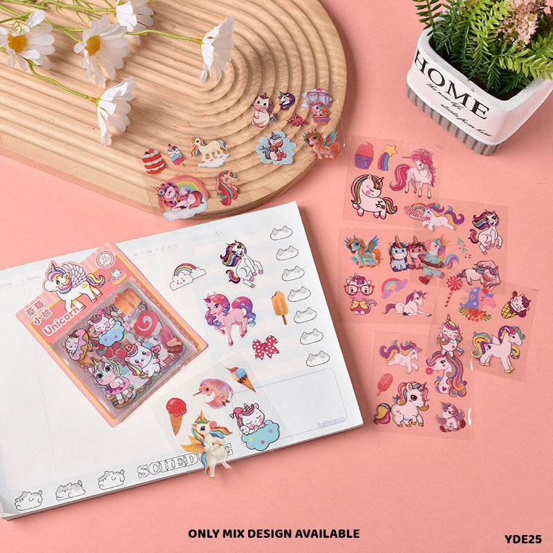 Gift To Love | Cartoon Print Kids Sticker | Pcs : 25 Pcs | Code : YDE25