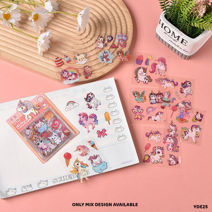 Gift To Love | Cartoon Print Kids Sticker | Pcs : 25 Pcs | Code : YDE25