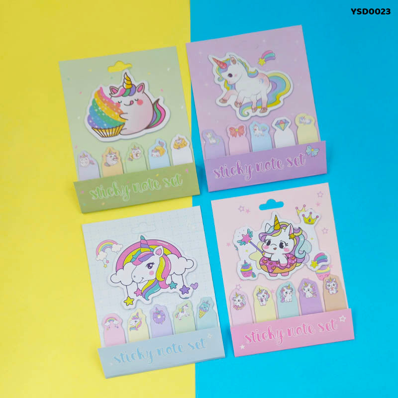 Gift To Love | Pastel Colors Sticky Note | Size : 120 Mm X 156 Mm | Code : YSD0023