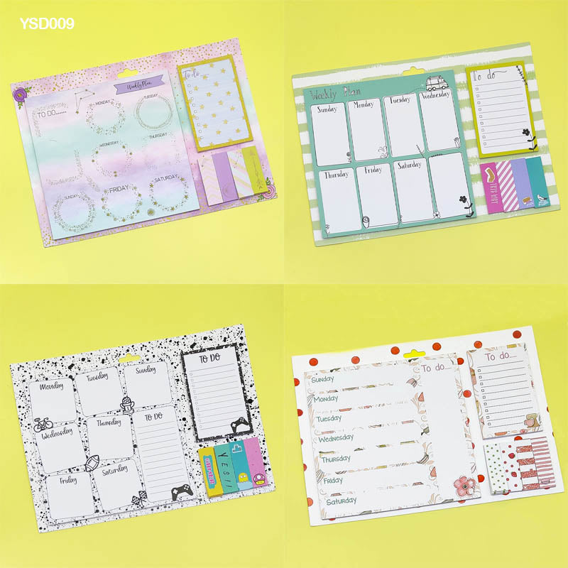 Ysd009 Planner Cartoon Print Spiral 29X21Cm