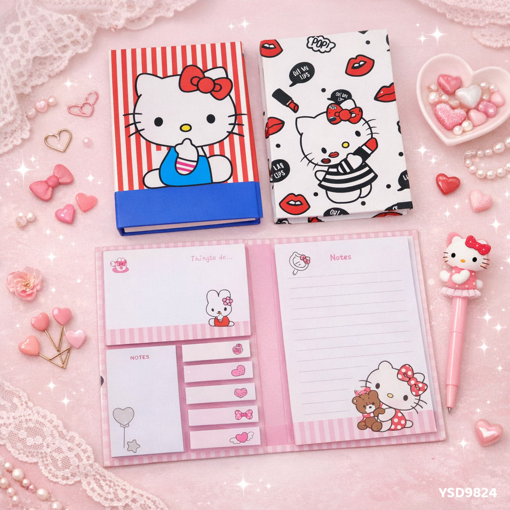 Gift To Love | Sticky Planner Cartoon Print | Size : 112 X 167 Mm | Code : YSD9824