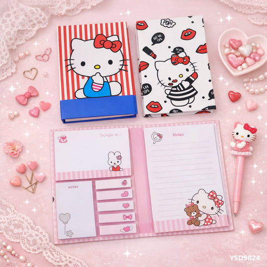 Gift To Love | Sticky Planner Cartoon Print | Size : 112 X 167 Mm | Code : YSD9824
