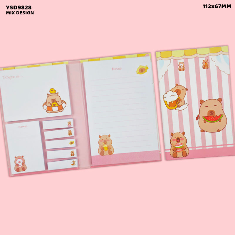 Gift To Love | Sticky Planner Cartoon Print | Size : 112 X 67 Mm | Code : YSD9828