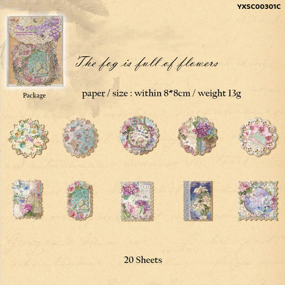 Gift To Love | The Tale Of Lace Deco Paper Cutout | Pcs : 20 Pc | Code : YXSC00301C