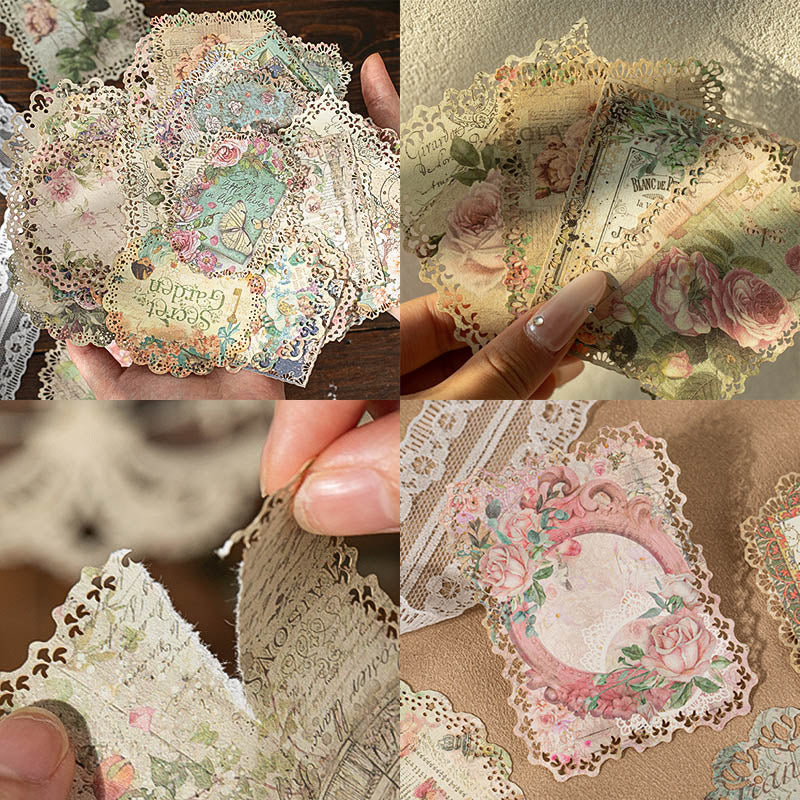 Gift To Love | The Tale Of Lace Deco Paper Cutout | Pcs : 20 Pc | Code : YXSC00301C