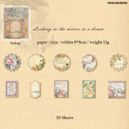 Gift To Love | The Tale Of Lace Deco Paper Cutout | Pcs : 20 Pc | Code : YXSC00301D