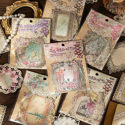 Gift To Love | The Tale Of Lace Deco Paper Cutout | Pcs : 20 Pc | Code : YXSC00301D