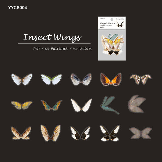 Gift To Love | Wings Collection Deco Sticker Pack | Pcs : 45 Pcs | Code : YYCS004
