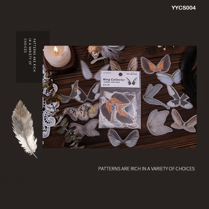 Gift To Love | Wings Collection Deco Sticker Pack | Pcs : 45 Pcs | Code : YYCS004