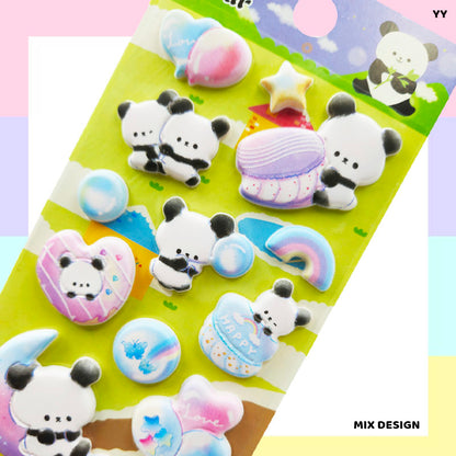 Gift To Love | 3D Animal Cartoon Print Sticker | Code : YY