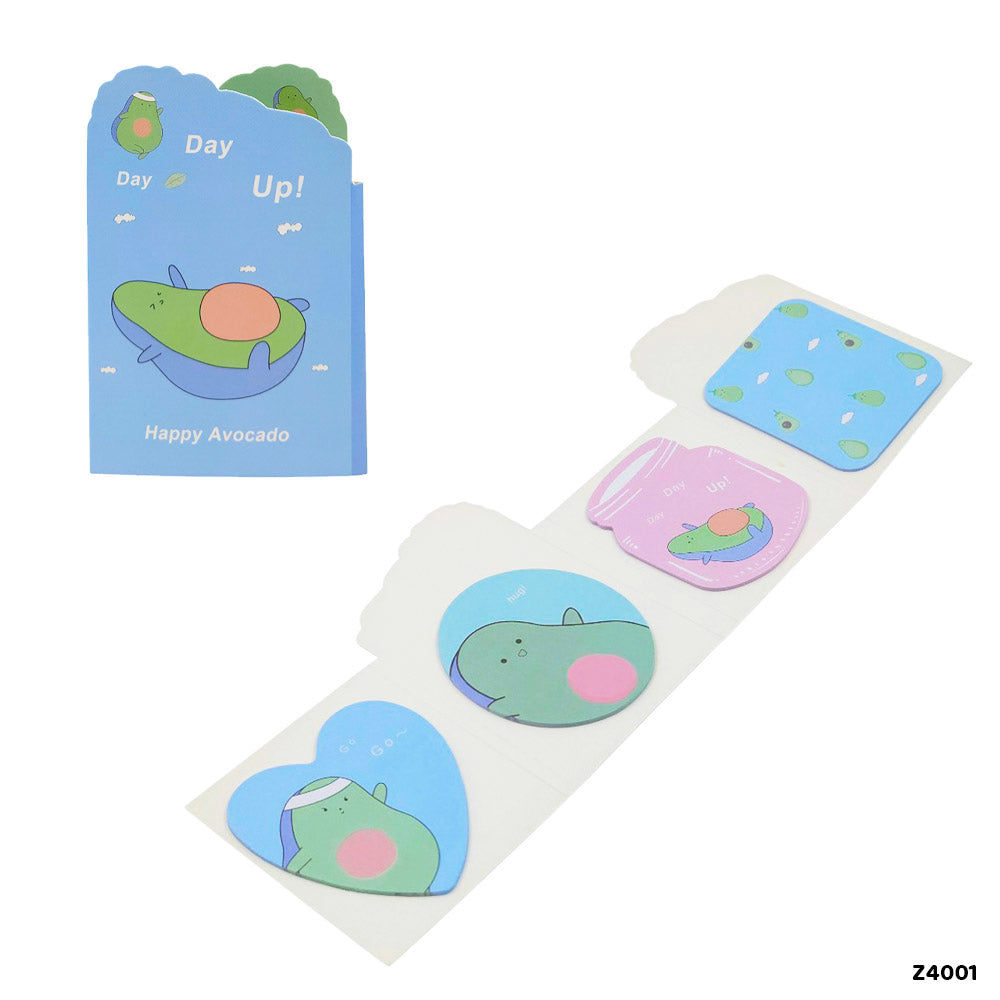 Gift To Love | Cute Design Sticky Marker | Pcs : 4 In 1 | Code : Z4001