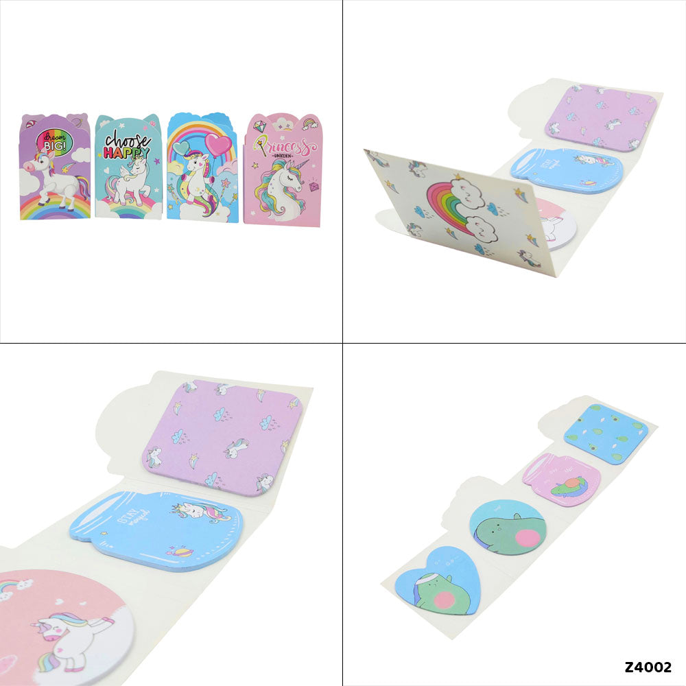 Gift To Love | Cute Design Sticky Marker | Pcs : 4 In 1 | Code : Z4002