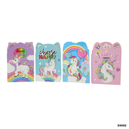 Gift To Love | Cute Design Sticky Marker | Pcs : 4 In 1 | Code : Z4002