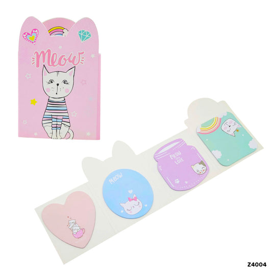 Gift To Love | Cute Design Sticky Marker | Pcs : 4 In 1 | Code : Z4004