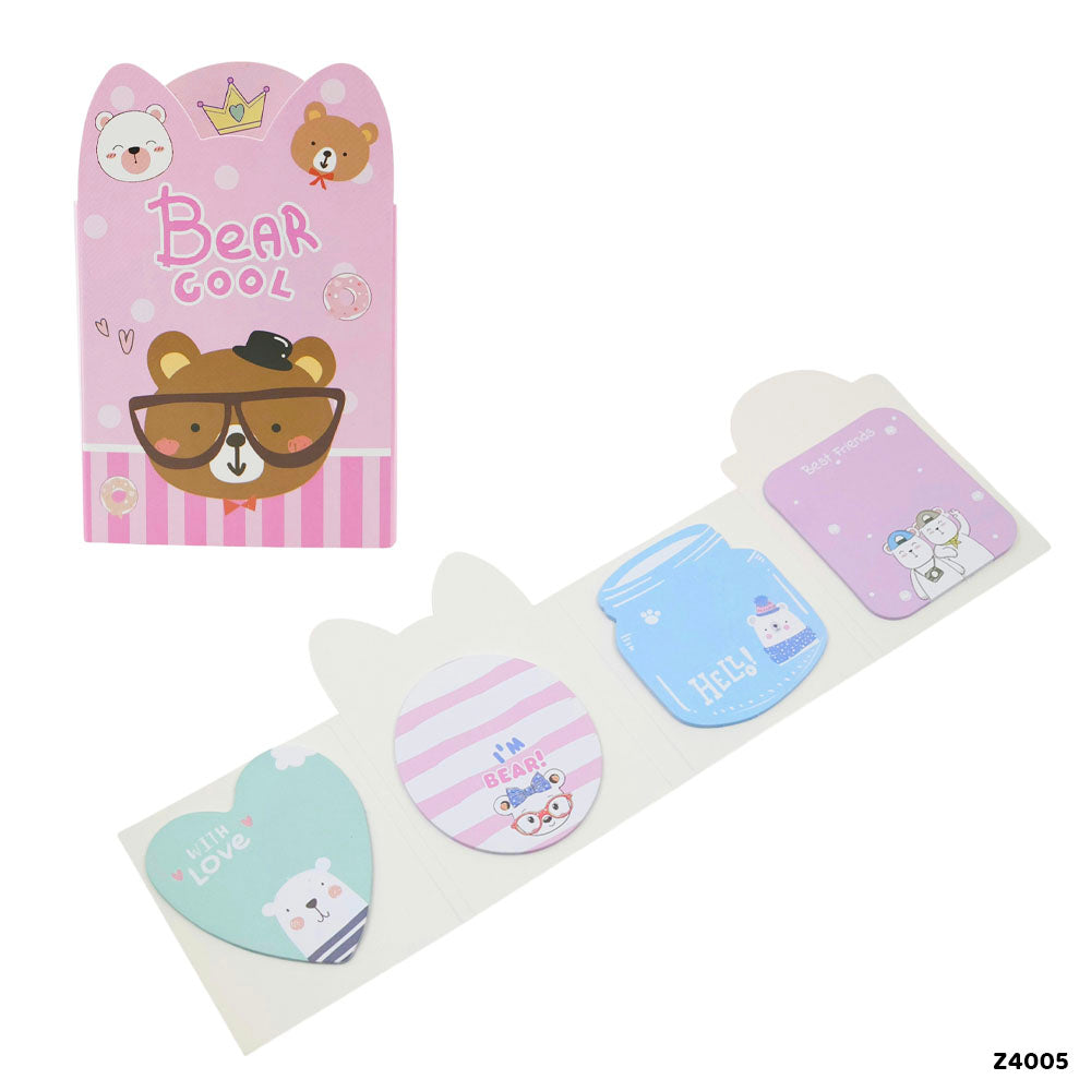 Gift To Love | Cute Design Sticky Marker | Pcs : 4 In 1 | Code : Z4005