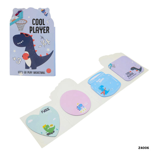 Gift To Love | Cute Design Sticky Marker | Pcs : 4 In 1 | Code : Z4006