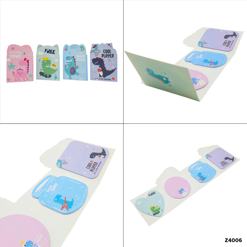 Gift To Love | Cute Design Sticky Marker | Pcs : 4 In 1 | Code : Z4006