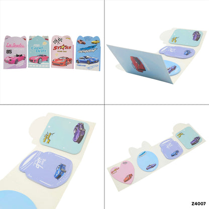 Gift To Love | Cute Design Sticky Marker | Pcs : 4 In 1 | Code : Z4007